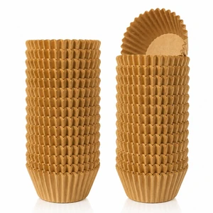 500 Count Natural Non-stick Mini Cupcake Liners, Food-grade Parchment Muffin Liners, Greaseproof Baking Cups for Cupcakes, Muffins and Nuts 500 Count Natural Non-stick Mini Cupcake Liners, Food-grade Parchment Muffin Liners, Greaseproof Baking Cups for Cupcakes, Muffins and Nuts