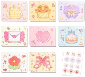 24 Pack Cute 3D Pop Up Greeting Cards with Envelopes and Stickers, Assorted Cartoon Birthday Blank Cards Bulk, Lovely Butterfly Crown Flower Cake Note Cards for Birthday Party Wedding Baby Shower Kids 24 Pack Cute 3D Pop Up Greeting Cards with Envelopes and Stickers, Assorted Cartoon Birthday Blank Cards Bulk, Lovely Butterfly Crown Flower Cake Note Cards for Birthday Party Wedding Baby Shower Kids