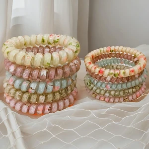 10 Pcs Spiral Hair Ties for Women - Small Elastic Hair Bands, No Damage Hair Coils, Ponytail Holders,Cute Hair Accessories for Thick & Thin Hair SP-5 10 Pcs Spiral Hair Ties for Women - Small Elastic Hair Bands, No Damage Hair Coils, Ponytail Holders,Cute Hair Accessories for Thick & Thin Hair SP-5