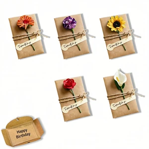 Handmade Vintage Kraft Paper Greeting Cards Set of 5,Rose,Calla,Carnation,Sunflower,daisy4.3x6.9 inch,with Envelopes,Jute Stickers,Blank Thank You Cards Birthday Invitations for Teacher Handmade Vintage Kraft Paper Greeting Cards Set of 5,Rose,Calla,Carnation,Sunflower,daisy4.3x6.9 inch,with Envelopes,Jute Stickers,Blank Thank You Cards Birthday Invitations for Teacher