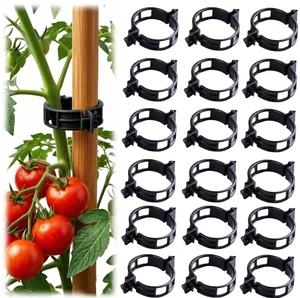 100pcs Black Plant Support Clips - Tomato Clips for String Trellis, Grape Vine Clips for Garden Netting Climbing Plants, Secured Plastic Plant Clip for Fixing Stem and Vine (100, Black) 100pcs Black Plant Support Clips - Tomato Clips for String Trellis, Grape Vine Clips for Garden Netting Climbing Plants, Secured Plastic Plant Clip for Fixing Stem and Vine (100, Black)