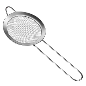 Fine Mesh Strainer with Handle, Kitchen Strainer, 8cm/3.15 Inch Stainless Steel Mesh Strainers, Sifter Colander for Flour, Rice, Pasta, Tea, Juice, Quinoa, Vegetables and Fruit Fine Mesh Strainer with Handle, Kitchen Strainer, 8cm/3.15 Inch Stainless Steel Mesh Strainers, Sifter Colander for Flour, Rice, Pasta, Tea, Juice, Quinoa, Vegetables and Fruit