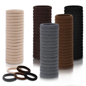 Ties, 100 PCS No Damage Hair Elastics Hair Accessories for Women Girls, Thick Seamless Hair Ties, Neutral Color, 5 Colors Included: Black, Brown, Gray, Carnation, Light Brown Ties, 100 PCS No Damage Hair Elastics Hair Accessories for Women Girls, Thick Seamless Hair Ties, Neutral Color, 5 Colors Included: Black, Brown, Gray, Carnation, Light Brown