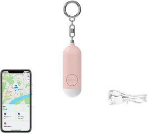 Personal Safety Alarm for Women 130dB Loud Elders & Kids Self Rechargeable Defense Keychain Siren Works with Apple Find My App(find Your ItemsiOS only) for Girls Kids Elderly Personal Safety Alarm for Women 130dB Loud Elders & Kids Self Rechargeable Defense Keychain Siren Works with Apple Find My App(find Your ItemsiOS only) for Girls Kids Elderly