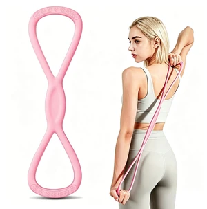 Silicone Figure 8 Resistance Band for Shoulder Back Stretch Silicone Figure 8 Resistance Band for Shoulder Back Stretch
