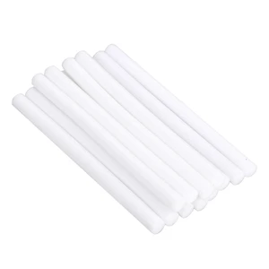 HUIHUIBAO 12 PCS Colored Hot Glue Sticks, Mini Hot Melt Adhesive Glue Stick for DIY Art Craft, 7 x 100mm, White HUIHUIBAO 12 PCS Colored Hot Glue Sticks, Mini Hot Melt Adhesive Glue Stick for DIY Art Craft, 7 x 100mm, White