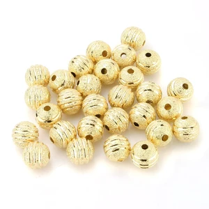 50pcs 8mm Gold Plated Round Metal Rondelle Spacer Beads Sparkle Stripe Beads for Jewelry Making 50pcs 8mm Gold Plated Round Metal Rondelle Spacer Beads Sparkle Stripe Beads for Jewelry Making