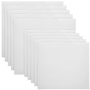10 Pcs White Embroidery Fabric Squares, Pre-Cut Cotton Cloth Precuts for Hand Embroidery, Cross Stitch & Needlework, Multi-Size 8"x8" and 6"x6" 10 Pcs White Embroidery Fabric Squares, Pre-Cut Cotton Cloth Precuts for Hand Embroidery, Cross Stitch & Needlework, Multi-Size 8"x8" and 6"x6"