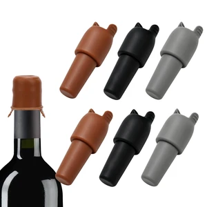 6 PCS Silicone Wine Stoppers, Reusable Dual-layer Bottle Sealer with Easy Grip, Preserve Freshness for Wine, Beer 6 PCS Silicone Wine Stoppers, Reusable Dual-layer Bottle Sealer with Easy Grip, Preserve Freshness for Wine, Beer