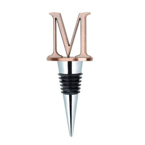 Initial Letter Wine Bottle Stopper, Reusable Silicone Wine and Beverage Bottle Stopper, Champagne Cork Saver Sealer Plugfor Women Men, Creative Gift for Kitchen Bar Wedding Decor (SIZE:M) Initial Letter Wine Bottle Stopper, Reusable Silicone Wine and Beverage Bottle Stopper, Champagne Cork Saver Sealer Plugfor Women Men, Creative Gift for Kitchen Bar Wedding Decor (SIZE:M)