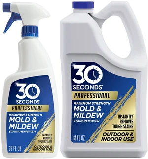 Pro Mold and Mildew Stain Remover | Scrub Free | Brighter Results Instantly | Ready To Use | 32 oz Spray Bottle, 1 Gallon Refill Pro Mold and Mildew Stain Remover | Scrub Free | Brighter Results Instantly | Ready To Use | 32 oz Spray Bottle, 1 Gallon Refill