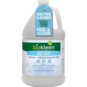 Bac Out Enzyme Cleaner, Stain & Pet Odor Eliminator, Unscented Pet Stain Remover for Carpet, Enzymatic Cleaner for Dog Urine, Cat Urine Enzyme Cleaner Destroyer, Eco-Friendly, Non-Toxic Bac Out Enzyme Cleaner, Stain & Pet Odor Eliminator, Unscented Pet Stain Remover for Carpet, Enzymatic Cleaner for Dog Urine, Cat Urine Enzyme Cleaner Destroyer, Eco-Friendly, Non-Toxic