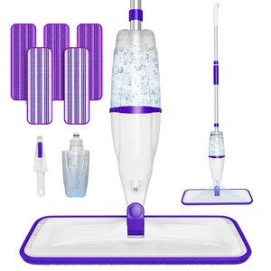 Spray Mops for Floor Cleaning: Wet Dry Mops Refillable Hardwood Floor Mop 5 Washable Mop Pads for Swiffer PowerMop, Microfiber Flat Mop Dust Mop Multi-purpose, for Tile Wood Laminate Vinyl Marble Spray Mops for Floor Cleaning: Wet Dry Mops Refillable Hardwood Floor Mop 5 Washable Mop Pads for Swiffer PowerMop, Microfiber Flat Mop Dust Mop Multi-purpose, for Tile Wood Laminate Vinyl Marble