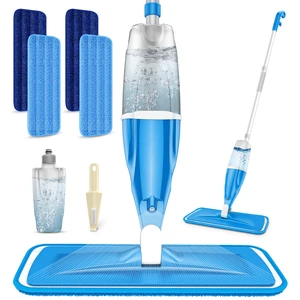 Spray Mop for Floors Cleaning: Hardwood Floor Mop Microfiber Wet Dust Mops Remove Pet Hair, 4 Washable Pads for Swiffer PowerMop, Flat Mop with Sprayer Lightweight, for Pet Kitchen Bathroom Tile Vinyl Spray Mop for Floors Cleaning: Hardwood Floor Mop Microfiber Wet Dust Mops Remove Pet Hair, 4 Washable Pads for Swiffer PowerMop, Flat Mop with Sprayer Lightweight, for Pet Kitchen Bathroom Tile Vinyl