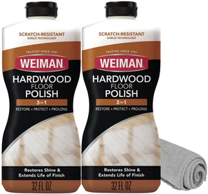 Wood Floor Polish and Restorer 32 Oz 3PC Bundle - High-Traffic Hardwood Floor, Natural Shine, Removes Scratches, Leaves Protective Layer Wood Floor Polish and Restorer 32 Oz 3PC Bundle - High-Traffic Hardwood Floor, Natural Shine, Removes Scratches, Leaves Protective Layer
