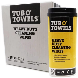 Heavy Duty Cleaning Wipes, 7" X 8", 40-Count Wipes, 4-Pack Heavy Duty Cleaning Wipes, 7" X 8", 40-Count Wipes, 4-Pack