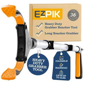 Pro 36" Flexible Folding Grabber Tool for Elderly + Magnets, Reacher for Disabled & Seniors Heavy Duty Rotating Grippers for Reaching Underneath, Trash Grabbers & Dressing Stick Pro 36" Flexible Folding Grabber Tool for Elderly + Magnets, Reacher for Disabled & Seniors Heavy Duty Rotating Grippers for Reaching Underneath, Trash Grabbers & Dressing Stick
