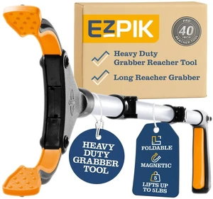 Pro 40" Extended Grabber Reacher Tool for Elderly, Trash Hand Grabber Pickup Sticks for Seniors, Telescoping Extension Gripper Claw Pickup Tool, Hand Extension Magnetic Folding Tongs Pro 40" Extended Grabber Reacher Tool for Elderly, Trash Hand Grabber Pickup Sticks for Seniors, Telescoping Extension Gripper Claw Pickup Tool, Hand Extension Magnetic Folding Tongs