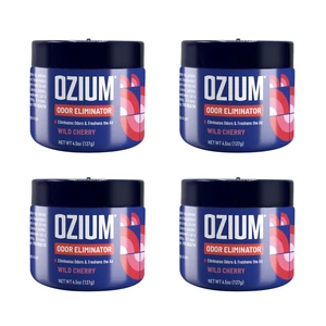 4.5 Oz. Odor Eliminating Gel, Air Freshener Alternative For Smoke, Pets, and Musty Odors, Long Lasting Odor Remover for Cars, Homes, Wild Cherry 4.5 Oz. Odor Eliminating Gel, Air Freshener Alternative For Smoke, Pets, and Musty Odors, Long Lasting Odor Remover for Cars, Homes, Wild Cherry
