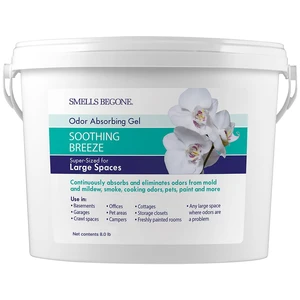 1-Gallon Gel Odor Eliminator High-Capacity, Long-Lasting Absorber for Large Basements, Garages, Workshops & Commercial Areas Removes Tough Odors with Essential Oils (Soothing Breeze) 1-Gallon Gel Odor Eliminator High-Capacity, Long-Lasting Absorber for Large Basements, Garages, Workshops & Commercial Areas Removes Tough Odors with Essential Oils (Soothing Breeze)