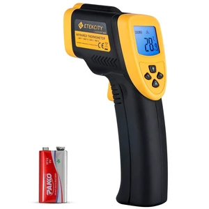 Infrared Thermometer Laser Temperature Gun, -58~1382, D:S 16:1 Long-Range Measurement, Pizza Oven, Griddle, BBQ, Engine, Pool, Non-Contact, High-Temperature Applications Infrared Thermometer Laser Temperature Gun, -58~1382, D:S 16:1 Long-Range Measurement, Pizza Oven, Griddle, BBQ, Engine, Pool, Non-Contact, High-Temperature Applications