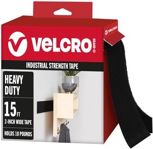 Heavy Duty Tape with Adhesive, Black, 15 Ft x 2 in Roll Industrial Strength Mounting Tape, Holds Up To 10 Lb, Cut Strips To Length, Strong Hold For Indoor Or Outdoor Use Heavy Duty Tape with Adhesive, Black, 15 Ft x 2 in Roll Industrial Strength Mounting Tape, Holds Up To 10 Lb, Cut Strips To Length, Strong Hold For Indoor Or Outdoor Use