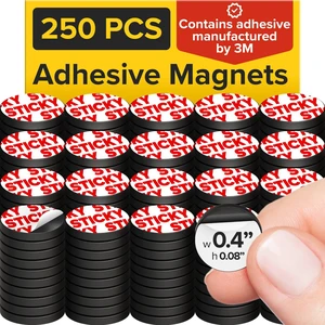 Sticky Flexible Adhesive Magnets for Crafts, 0.4"x0.08" (10x2mm), 250 pcs Flexible Sticky Magnetic Dots for Office & School Supplies, Whiteboard, Crafts, Fridge, School Projects & Classroom Decor Sticky Flexible Adhesive Magnets for Crafts, 0.4"x0.08" (10x2mm), 250 pcs Flexible Sticky Magnetic Dots for Office & School Supplies, Whiteboard, Crafts, Fridge, School Projects & Classroom Decor