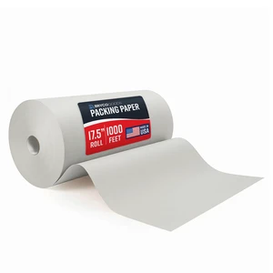 Large Newsprint Packing Paper Roll 1000'L x 17.5W, Made in USA 700 Sheets 17 Long Equivalent, Wraps Fragile Dishware, Newspaper Paper, Packaging, Storage, Shipping & Moving Supplies Large Newsprint Packing Paper Roll 1000'L x 17.5W, Made in USA 700 Sheets 17 Long Equivalent, Wraps Fragile Dishware, Newspaper Paper, Packaging, Storage, Shipping & Moving Supplies