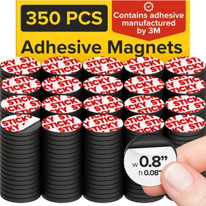 Sticky Flexible Adhesive Magnets for Crafts, 0.8"x0.08" (20x2mm), 350 pcs Flexible Sticky Magnetic Dots for Office & School Supplies, Whiteboard, Crafts, Fridge, School Projects & Classroom Decor Sticky Flexible Adhesive Magnets for Crafts, 0.8"x0.08" (20x2mm), 350 pcs Flexible Sticky Magnetic Dots for Office & School Supplies, Whiteboard, Crafts, Fridge, School Projects & Classroom Decor