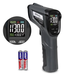 Infrared Thermometer Laser Temperature Gun, Color Display Easy-to-Read LCD, Large Color Digits, Pizza Oven, Griddle, Meat, HVAC, MAX Temperature, Adjustable Emissivity Infrared Thermometer Laser Temperature Gun, Color Display Easy-to-Read LCD, Large Color Digits, Pizza Oven, Griddle, Meat, HVAC, MAX Temperature, Adjustable Emissivity