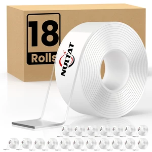 180 FT Double Sided Tape Heavy Duty, 1.18" x 120" Nano Double Stick Tape, Removable, Washable, Reusable Adhesive Tapes for Wall, Clear Multipurpose Two Sided Tape(180 Feet) 180 FT Double Sided Tape Heavy Duty, 1.18" x 120" Nano Double Stick Tape, Removable, Washable, Reusable Adhesive Tapes for Wall, Clear Multipurpose Two Sided Tape(180 Feet)