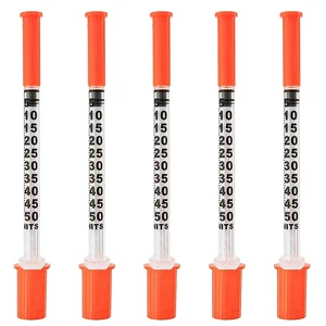 0.5cc/mL with 31G 5/16 inch (8mm) Individual Package Pack of 100 0.5cc/mL with 31G 5/16 inch (8mm) Individual Package Pack of 100