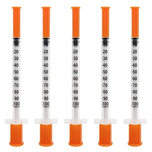 U-100 1mL/cc 31G 5/16 inch (8mm) Individual Pack of 100 U-100 1mL/cc 31G 5/16 inch (8mm) Individual Pack of 100
