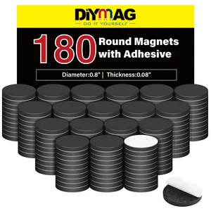 Magnets with Adhesive Backing, 180P Flexible Fridge Magnetic Dots 0.8 x 0.04 Classroom Must Have Round Magnetic Tape Flexible Sheets for Crafts Whiteboard Refrigerator Easy Peel and Stick Magnets with Adhesive Backing, 180P Flexible Fridge Magnetic Dots 0.8 x 0.04 Classroom Must Have Round Magnetic Tape Flexible Sheets for Crafts Whiteboard Refrigerator Easy Peel and Stick