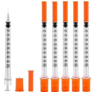 100 Pack 1/2 ml/cc 31Ga Lab Supplies, Individually Package 100 Pack 1/2 ml/cc 31Ga Lab Supplies, Individually Package