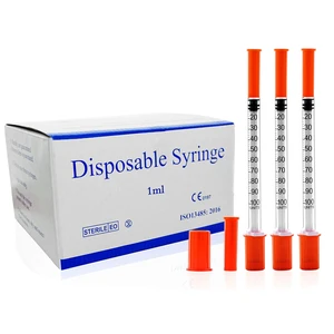 U-100 1cc 30g 5/16 In (8mm) Syringe with Needle, Individually Wrapped, Pack of 100 U-100 1cc 30g 5/16 In (8mm) Syringe with Needle, Individually Wrapped, Pack of 100