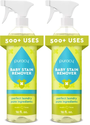Stain Remover, Travel and Laundry Stain Cleaner for Clothes, Baby Essentials, Kids Stains, Oil and Fabric Spot Cleaner (Baby Stain Remover Spray, 16 fl oz) (Pack of 2) Stain Remover, Travel and Laundry Stain Cleaner for Clothes, Baby Essentials, Kids Stains, Oil and Fabric Spot Cleaner (Baby Stain Remover Spray, 16 fl oz) (Pack of 2)