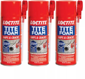 Tite Foam Gaps & Cracks, Bright White Insulating Foam Sealant, 12 oz Can, Pack of 3 Tite Foam Gaps & Cracks, Bright White Insulating Foam Sealant, 12 oz Can, Pack of 3