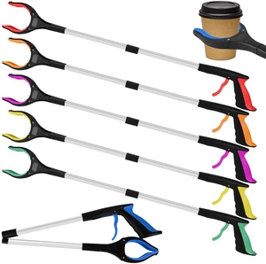 6-Piece Heavy-Duty Trash Collection Tool - 32-Inch Lightweight Telescopic Grabber Ergonomic Handle, Non-Slip Grip | Multi-Purpose Mobility Aid for Seniors 6-Piece Heavy-Duty Trash Collection Tool - 32-Inch Lightweight Telescopic Grabber Ergonomic Handle, Non-Slip Grip | Multi-Purpose Mobility Aid for Seniors