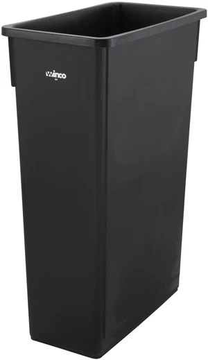 Slender Trash Can, 23-Gallon, Black Great for Kitchens, Dining Areas and Back-of-house Cleanup Slender Trash Can, 23-Gallon, Black Great for Kitchens, Dining Areas and Back-of-house Cleanup