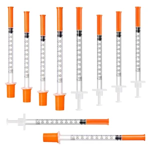 U-100 1ml 31G 5/16"Syringes, Individually Packed, 100 Pack for Lab Supplies U-100 1ml 31G 5/16"Syringes, Individually Packed, 100 Pack for Lab Supplies