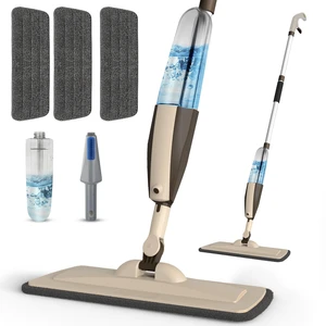 Wet Spray Mop for Floor Cleaning with 14 oz Bottle & 3 Microfiber Pads Refillable bottle, washable pads, dry/wet use for home or commercial cleaning on hardwood, laminate, wood & ceramic floors Wet Spray Mop for Floor Cleaning with 14 oz Bottle & 3 Microfiber Pads Refillable bottle, washable pads, dry/wet use for home or commercial cleaning on hardwood, laminate, wood & ceramic floors