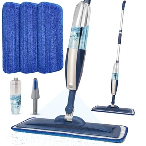 Wet Spray Mop for Floor Cleaning with 14 oz Bottle & 3 Microfiber Pads Refillable bottle, washable pads, dry/wet use for home or commercial cleaning on hardwood, laminate, wood & ceramic floors Wet Spray Mop for Floor Cleaning with 14 oz Bottle & 3 Microfiber Pads Refillable bottle, washable pads, dry/wet use for home or commercial cleaning on hardwood, laminate, wood & ceramic floors