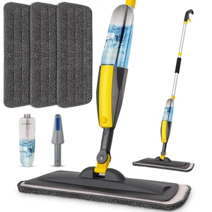Wet Spray Mop for Floor Cleaning with 14 oz Bottle & 3 Microfiber Pads Refillable bottle, washable pads, dry/wet use for home or commercial cleaning on hardwood, laminate, wood & ceramic floors Wet Spray Mop for Floor Cleaning with 14 oz Bottle & 3 Microfiber Pads Refillable bottle, washable pads, dry/wet use for home or commercial cleaning on hardwood, laminate, wood & ceramic floors