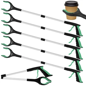 6 Pack 32 Inch Commercial Trash Grabber for Elderly Assist, Heavy Duty Lightweight Reacher with Ergonomic Handle & Non-Slip Grip, Multi-Use Outdoor Home Garden Cleanup Mobility Aid ToolGreen) 6 Pack 32 Inch Commercial Trash Grabber for Elderly Assist, Heavy Duty Lightweight Reacher with Ergonomic Handle & Non-Slip Grip, Multi-Use Outdoor Home Garden Cleanup Mobility Aid ToolGreen)