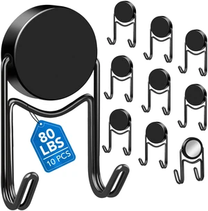 Magnetic Hooks for Cruise Cabins Essentials 2026 Door Magnets 80LBS 10 Pack Ship Walls Must Haves Classroom Strong Heavy Duty Metal Locker Decor magnet Decorations Fridge Organization Black Magnetic Hooks for Cruise Cabins Essentials 2026 Door Magnets 80LBS 10 Pack Ship Walls Must Haves Classroom Strong Heavy Duty Metal Locker Decor magnet Decorations Fridge Organization Black