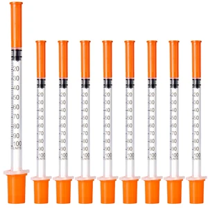 1ML Syringe, Measuring Syringes Lab Supplies, Pack of 50 Individually Wrapped 1ML Syringe, Measuring Syringes Lab Supplies, Pack of 50 Individually Wrapped