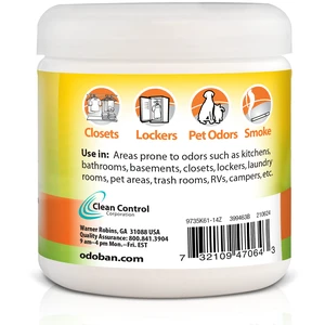 Solid Odor Absorber Eliminator for Home and Small Spaces, Citrus Scent, 14 Ounces Each, 9-Pack Solid Odor Absorber Eliminator for Home and Small Spaces, Citrus Scent, 14 Ounces Each, 9-Pack
