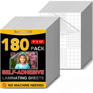 180 PCS Self Laminating Sheets, Self Adhesive Laminating Sheets 8.5 x 11 Inches Self-adhesive Cold Laminating Sheets No Machine No Heat Self Sealing Laminate Sheets Ultrasound for Stickers 180 PCS Self Laminating Sheets, Self Adhesive Laminating Sheets 8.5 x 11 Inches Self-adhesive Cold Laminating Sheets No Machine No Heat Self Sealing Laminate Sheets Ultrasound for Stickers