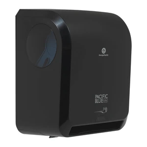 Pacific Blue Ultra 8" High-Capacity Automated Touchless Paper Towel Dispenser by GP PRO; Black; 59590; 12.9" W x 9" D x 16" H; 1 Dispenser Pacific Blue Ultra 8" High-Capacity Automated Touchless Paper Towel Dispenser by GP PRO; Black; 59590; 12.9" W x 9" D x 16" H; 1 Dispenser